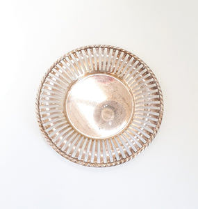 Vintage Silver Plated Bottle Coaster