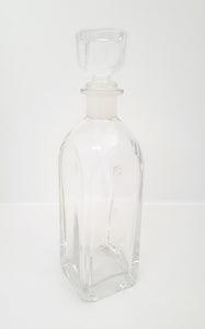 Vintage Italian Art Glass Decanter With Stopper