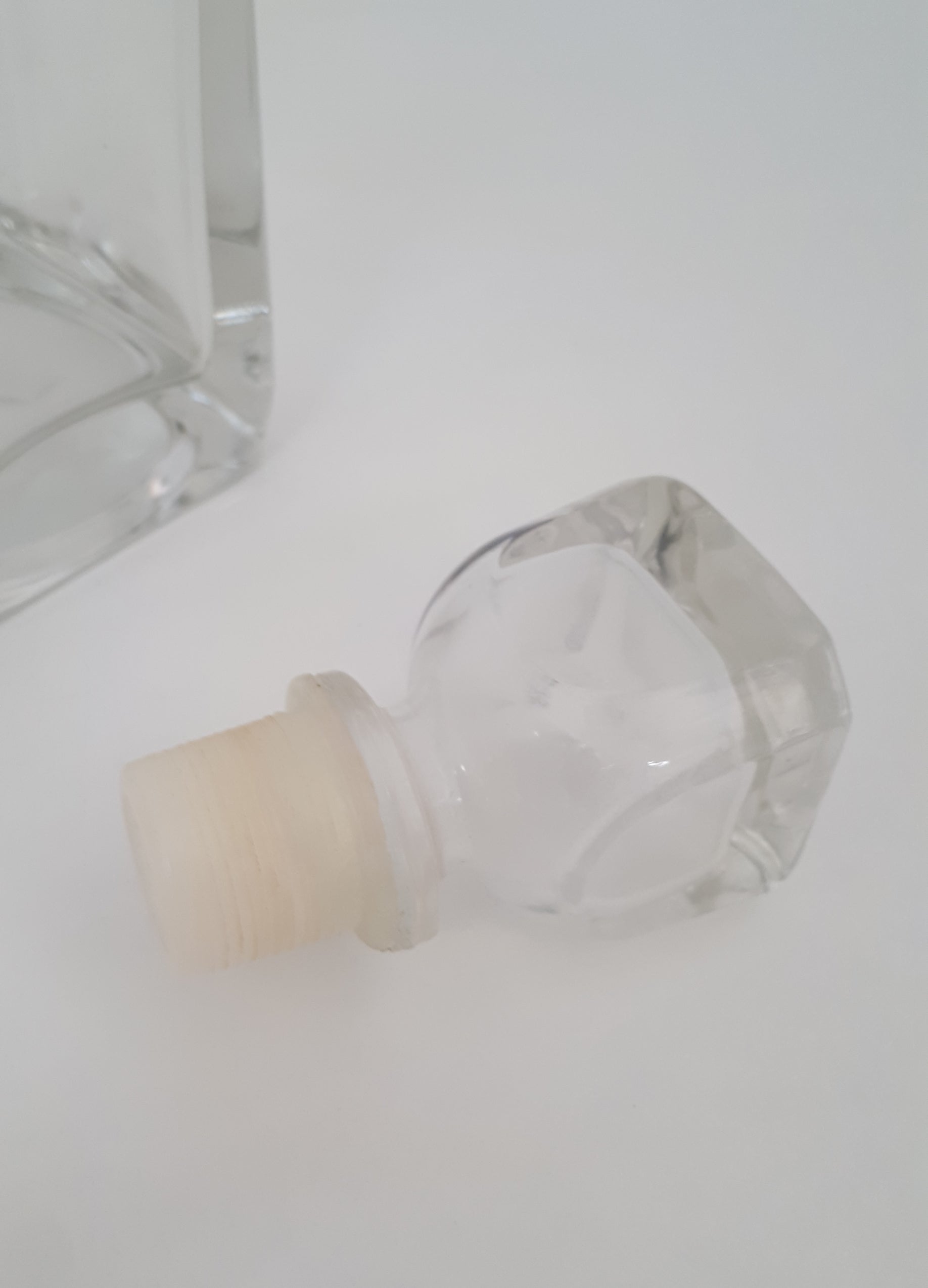 Vintage Italian Art Glass Decanter With Stopper