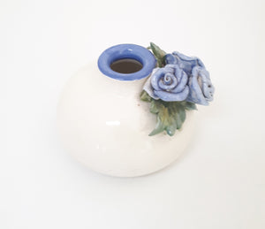 Handmade & Glazed Pottery Bud Vase