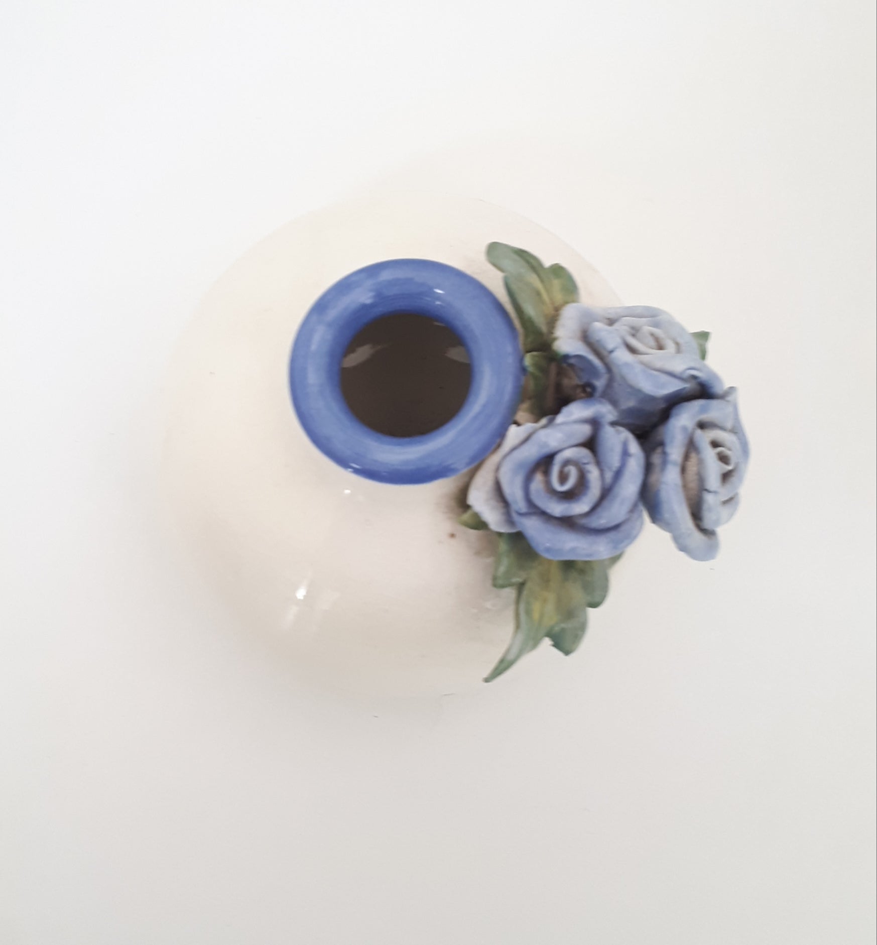 Handmade & Glazed Pottery Bud Vase