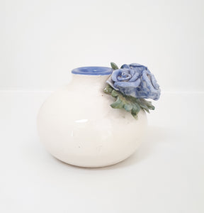Handmade & Glazed Pottery Bud Vase