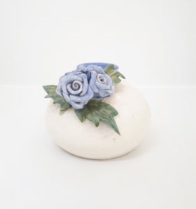 Handmade & Glazed Pottery Bud Vase