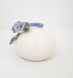 Handmade & Glazed Pottery Bud Vase