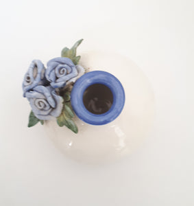 Handmade & Glazed Pottery Bud Vase