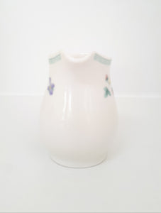 Vintage English Garden Bone China Creamer / Milk Jug
