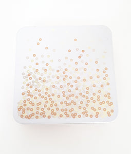 Collectable Rose Gold Woolworths Biscuit Tin With Sequence Detail