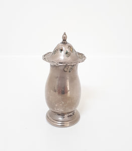 Small Vintage Silver Plated Salt Shaker