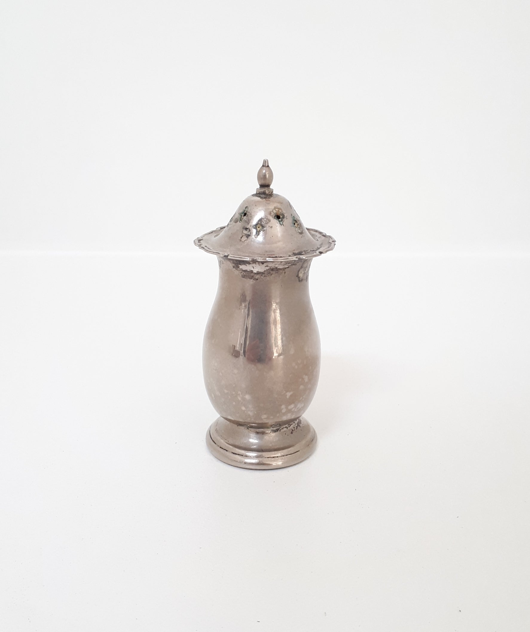 Small Vintage Silver Plated Salt Shaker