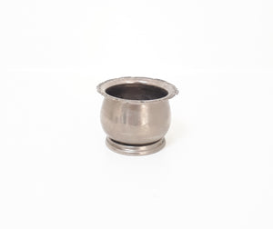 Small Open Silver Plated Salt Pot /Cellar