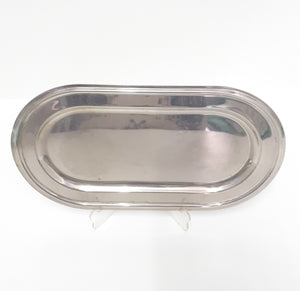 Vintage Silver Plated Snack Tray