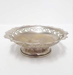 Vintage Silver Plated Sweets / Bonbon Pedestal Bowl