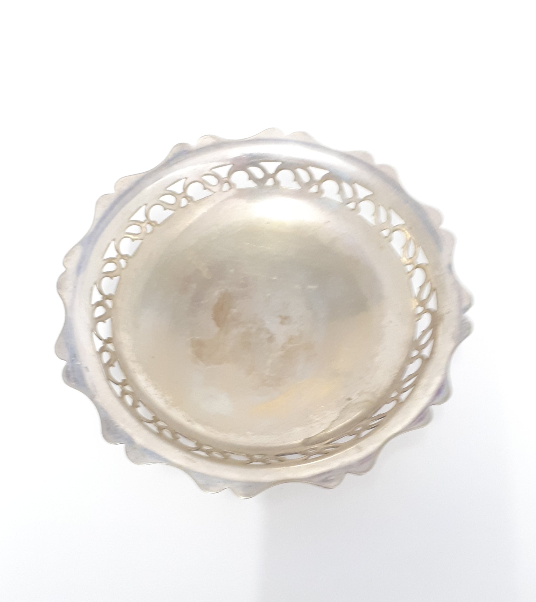 Vintage Silver Plated Sweets / Bonbon Pedestal Bowl