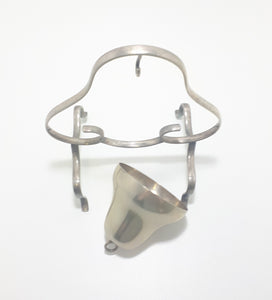 Vintage Pre 1950’s Silver Yeoman Plated Scroll Stand With Removable Table Gong
