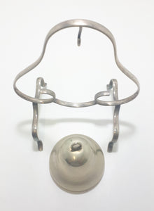 Vintage Pre 1950’s Silver Yeoman Plated Scroll Stand With Removable Table Gong