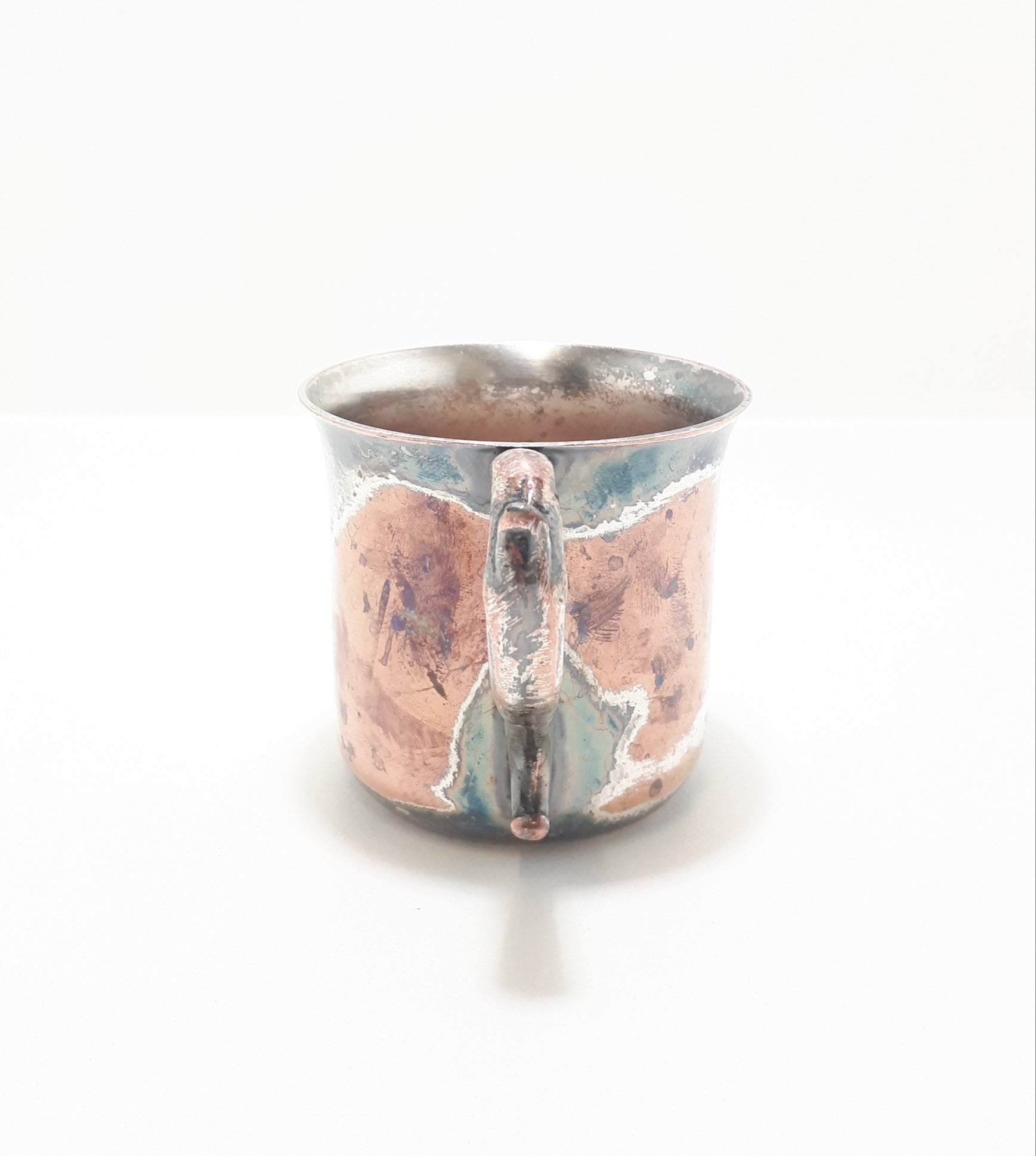 Heavy Silver Plate On Copper Children’s Cup