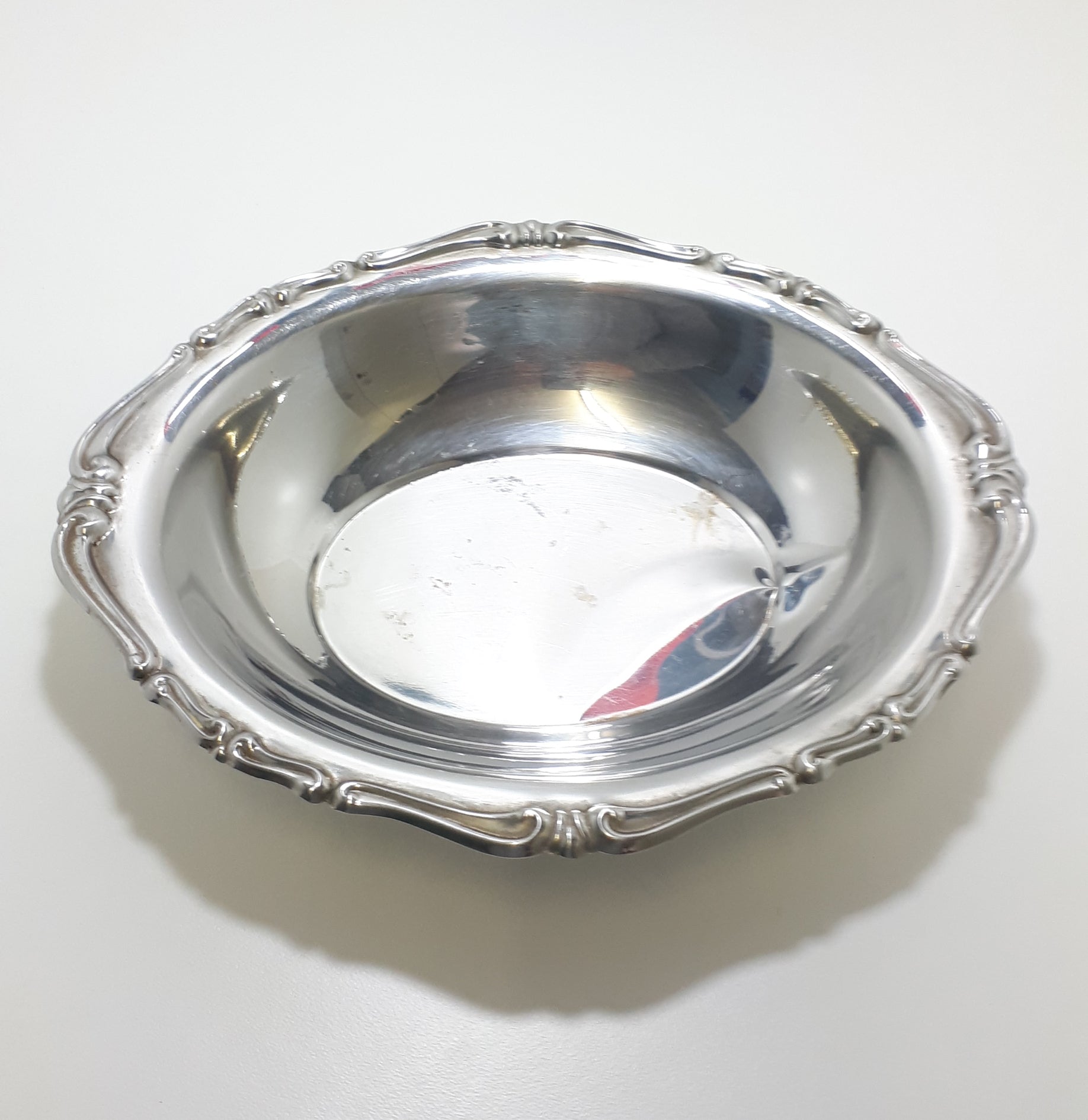 18/8 Stainless Steel Vintage Inoxbeck Italian Display / Presentation Bowl