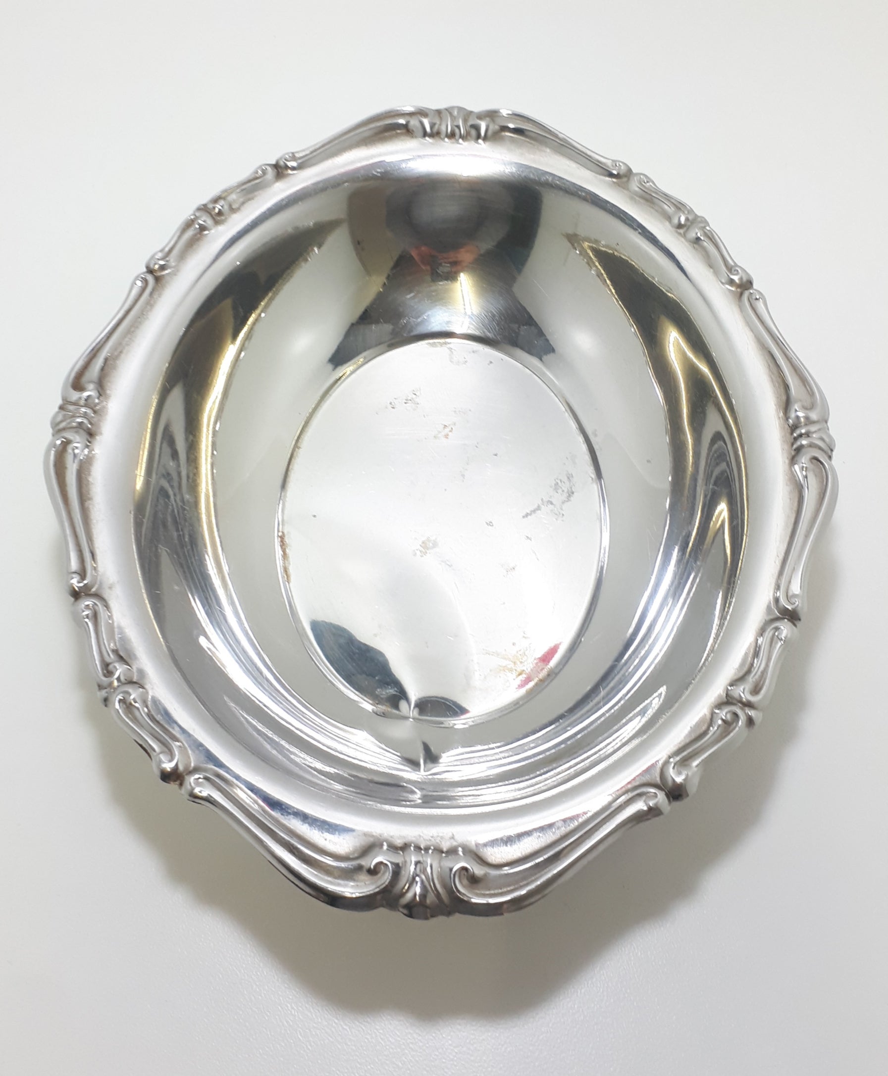 18/8 Stainless Steel Vintage Inoxbeck Italian Display / Presentation Bowl