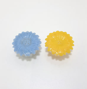 Small Acrylic Floral Picnic Salt & Pepper Shaker Set