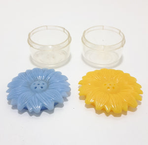 Small Acrylic Floral Picnic Salt & Pepper Shaker Set