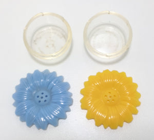 Small Acrylic Floral Picnic Salt & Pepper Shaker Set