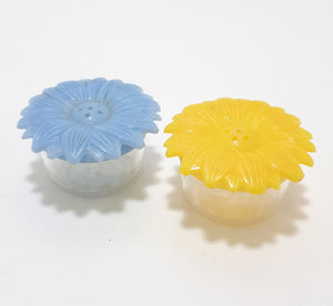 Small Acrylic Floral Picnic Salt & Pepper Shaker Set