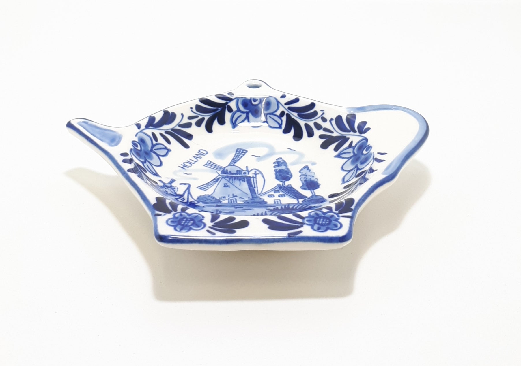Blue Delft Dutch Porcelain Tea Bag Rest