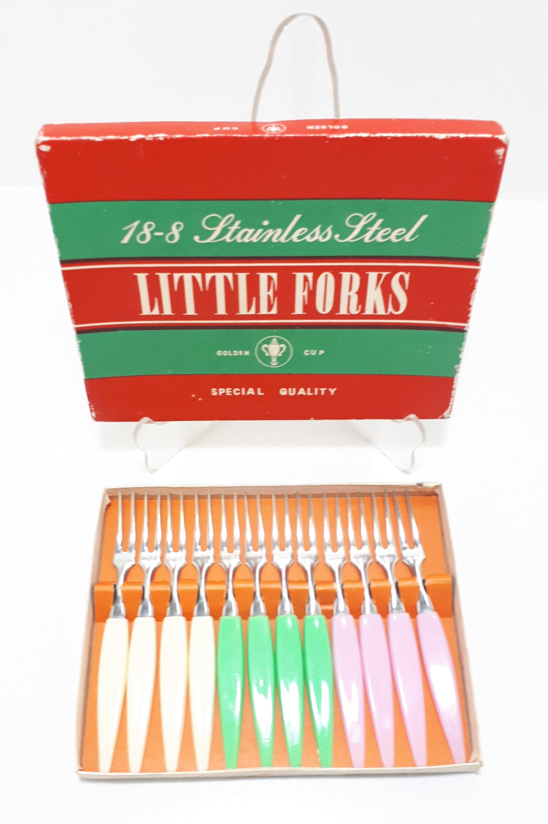 Complete Boxed Set Of Little Forks For Hors d' Oeuvres
