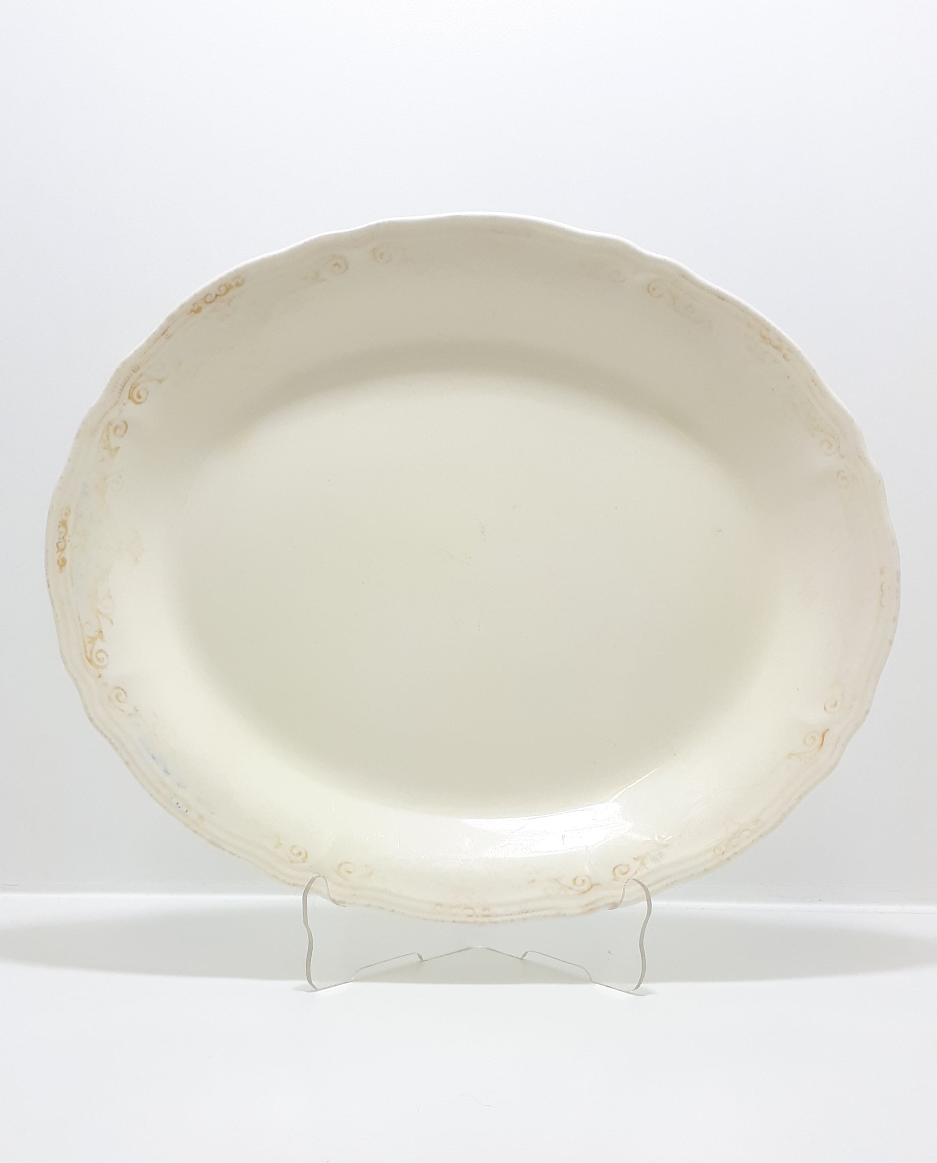 1936-1950’s Vintage Grindley Creampetal Platter