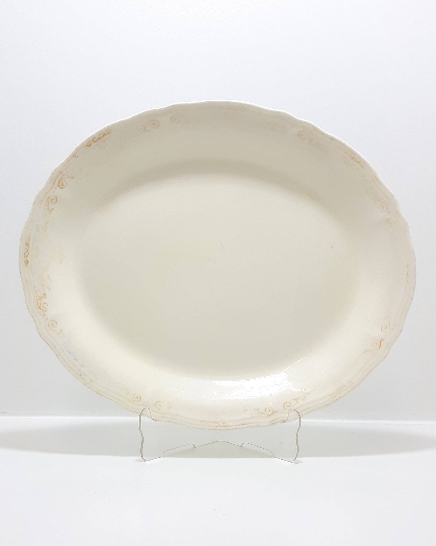 1936-1950’s Vintage Grindley Creampetal Platter