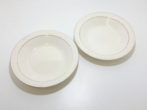 Vintage Set Of 2 Continental China Soup Bowls