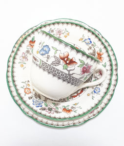 1930’s Vintage Copeland Spode Chinese Rose Pattern Tea Trio – Rd. No. 629599