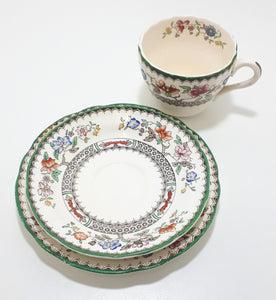 1930’s Vintage Copeland Spode Chinese Rose Pattern Tea Trio – Rd. No. 629599