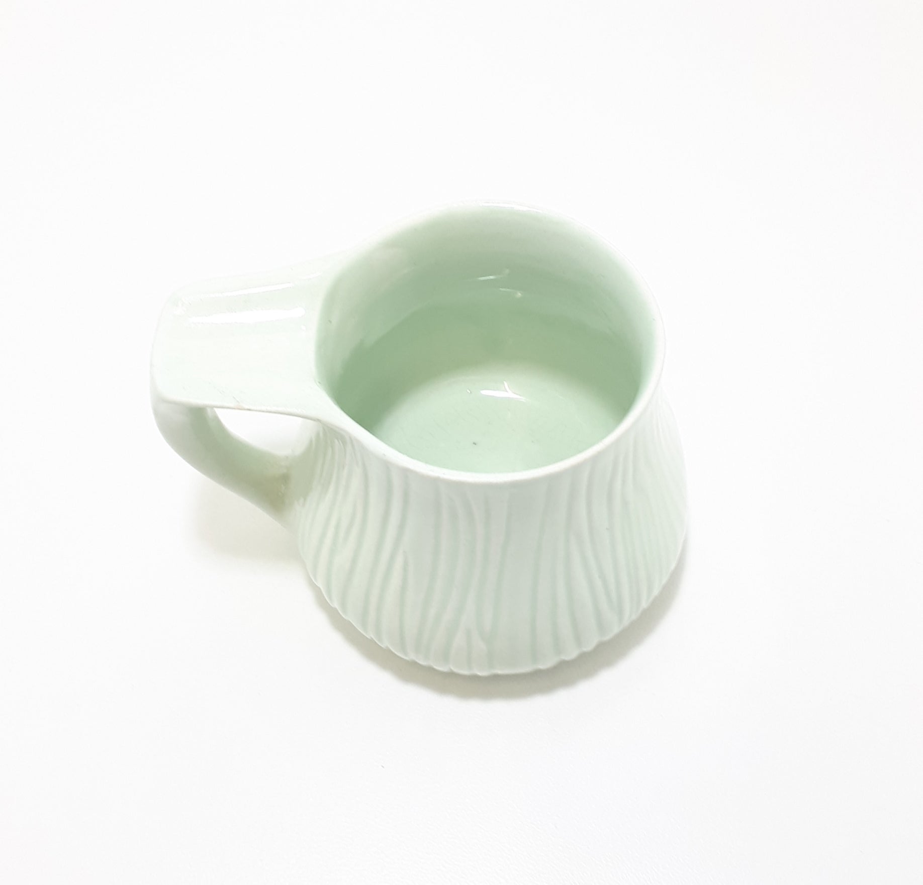 Rare 1900-1930’s Keele Street Pottery (KSP) Mint Green Shaving Mug