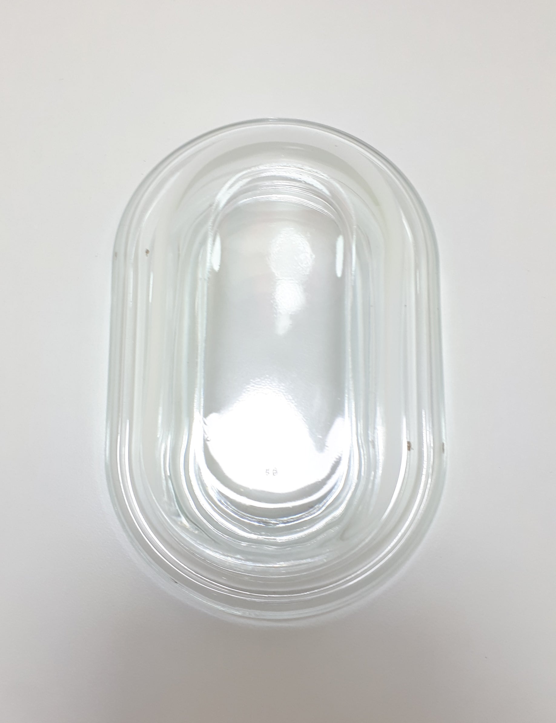 Clear Glass Butter Dish – Tray & Lid