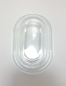 Clear Glass Butter Dish – Tray & Lid