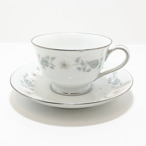Two Fine Porcelain Noritake Tea Duos – Wellesley Pattern 6214 & Savoy Pattern 5825