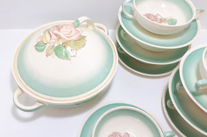 Susie Cooper Soup Set – Patricia Rose Pattern