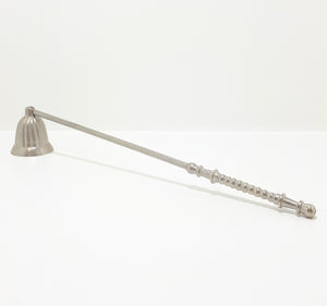 Silver Plated Vintage Solid Stem With Swivel Bowl Mid-Century Candle Snuffer – Bell Shape