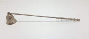 Silver Plated Vintage Solid Stem With Swivel Bowl Mid-Century Candle Snuffer – Bell Shape