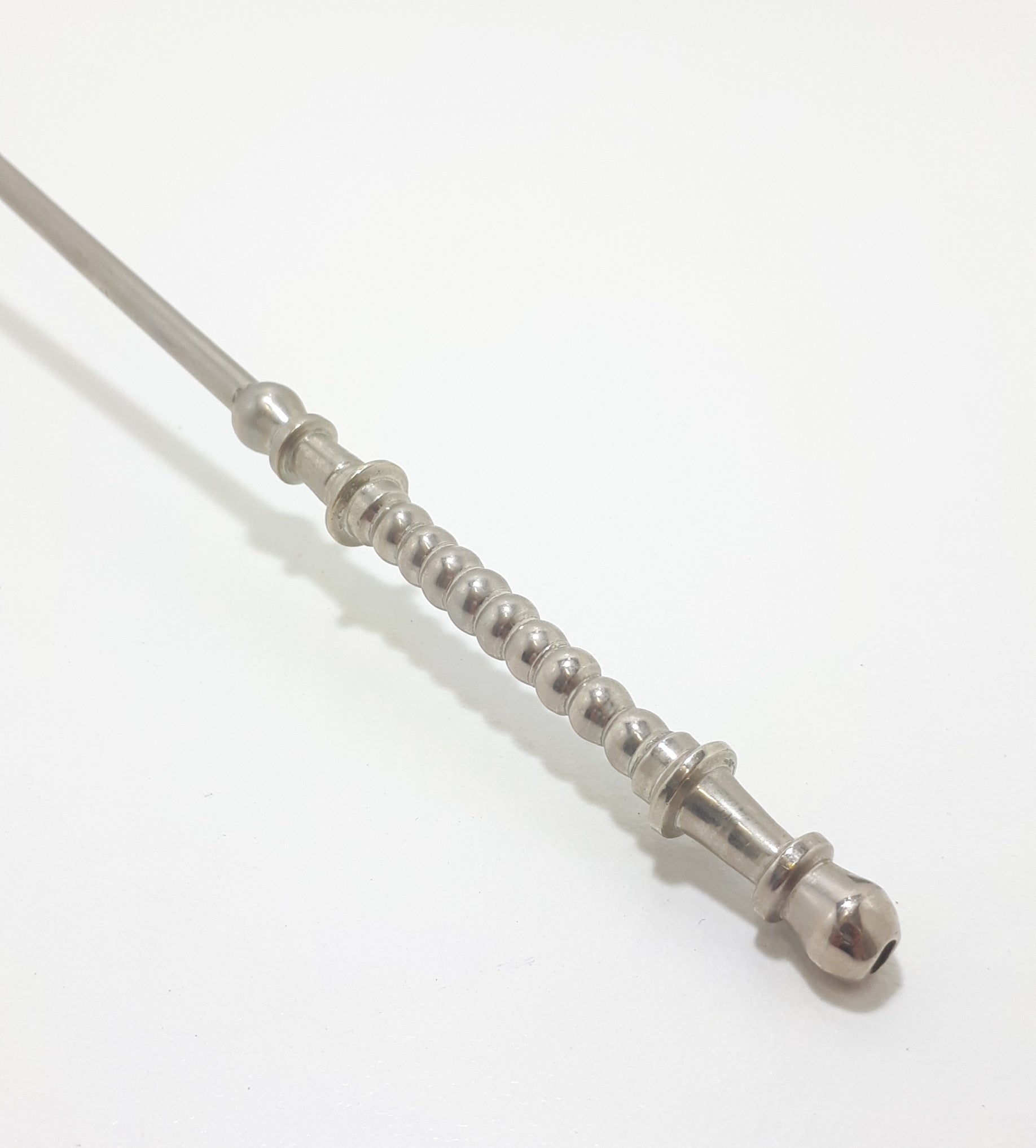 Silver Plated Vintage Solid Stem With Swivel Bowl Mid-Century Candle Snuffer – Bell Shape