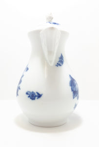 Czechoslovakian Flow Blue Dubí u Teplic (1945-1989) Tea Service Set – Tea Pot, Creamer & Lidded Sugar Bowl