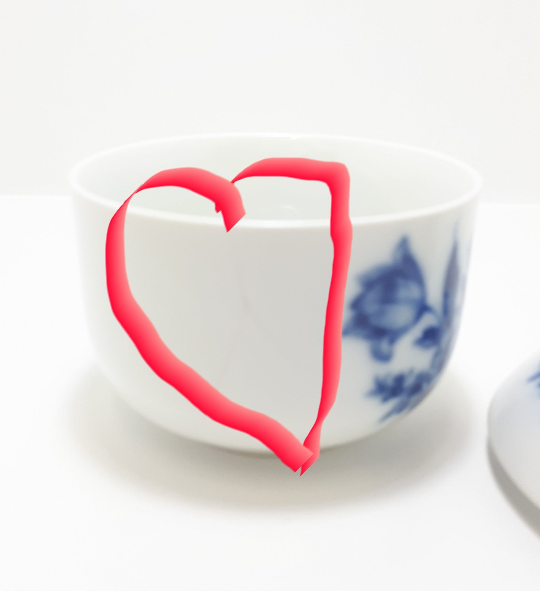 Czechoslovakian Flow Blue Dubí u Teplic (1945-1989) Tea Service Set – Tea Pot, Creamer & Lidded Sugar Bowl