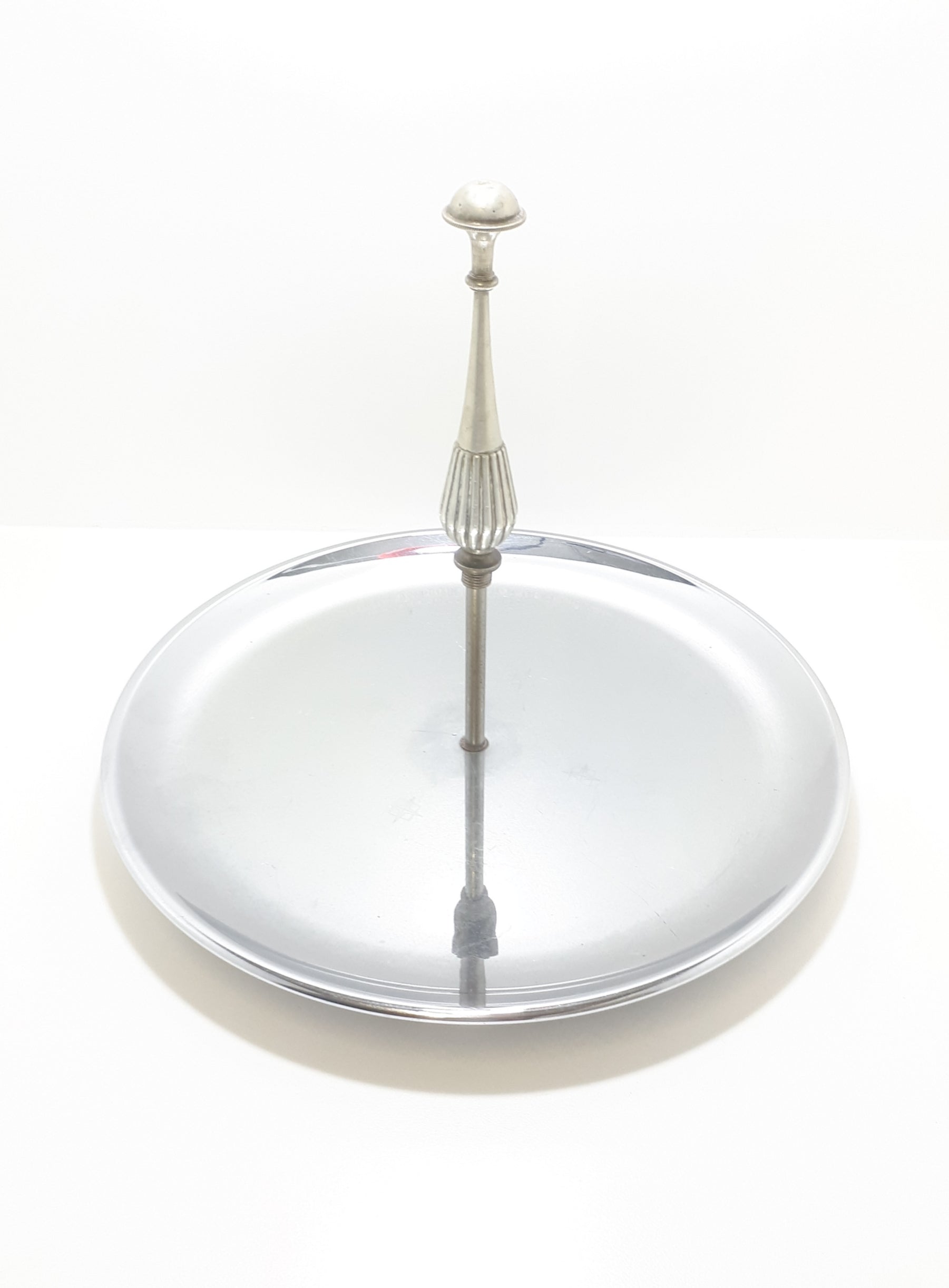 Large Vintage Round Centerpiece Cake / Pastry Display / Presentation Tray