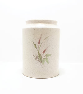 Vintage South African Crane Ware Studio Art Pottery Storage Canister