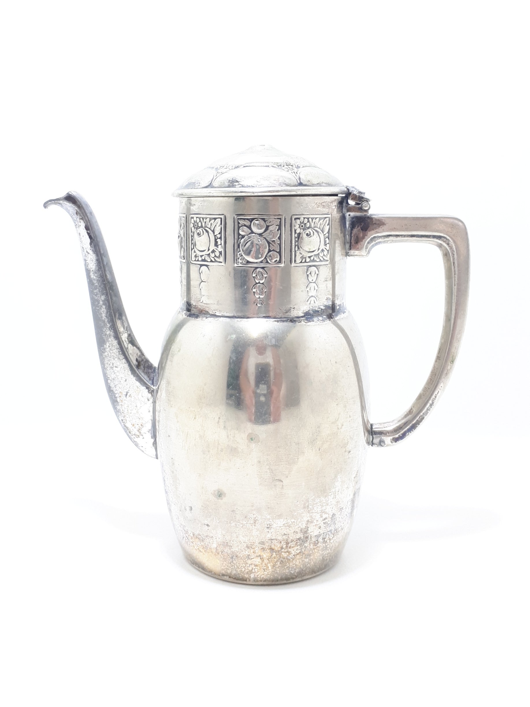 Antique Silver Plated Demitasse Coffee Pot
