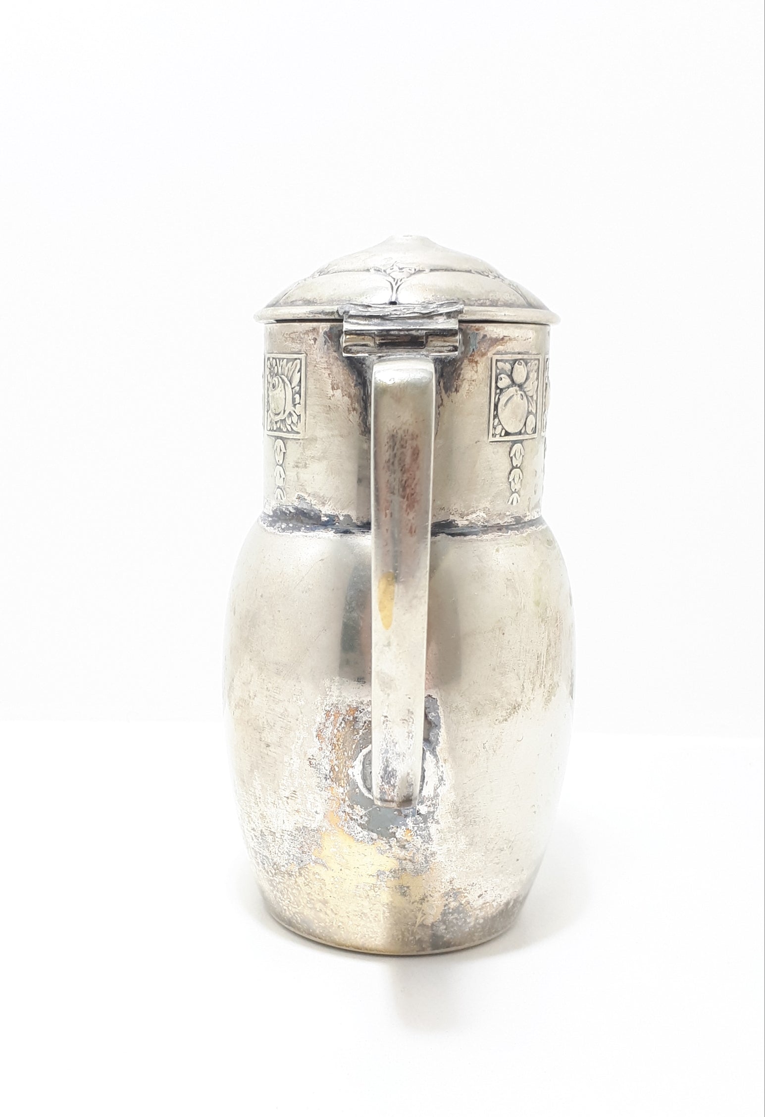 Antique Silver Plated Demitasse Coffee Pot