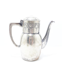 Antique Silver Plated Demitasse Coffee Pot