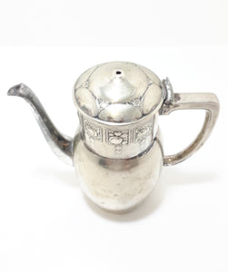 Antique Silver Plated Demitasse Coffee Pot