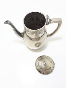 Antique Silver Plated Demitasse Coffee Pot
